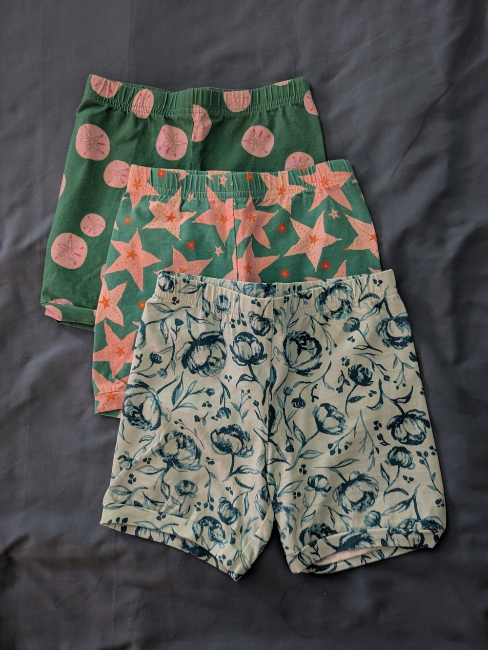 SweetHoney Clothing 3 Cartwheel Shorts In Beach And Floral Patterns Size 8